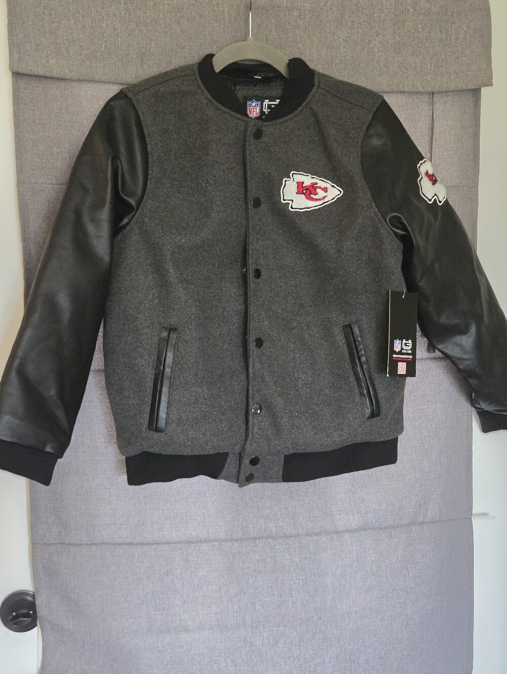 Kansas City Chiefs Jacket SUPER BOWL Coat Sz Youth 14/16